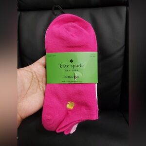 Kate Spade New York No Show Socks 3 pairs shoe size 4-10 New